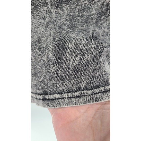 Retro 90s Guns N Roses Lace Up Women Acid Wash Tee Shirt XS Grunge Streetwear - Picture 8 of 8